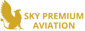 Sky Premium Aviation _ Logo _ Full Gold